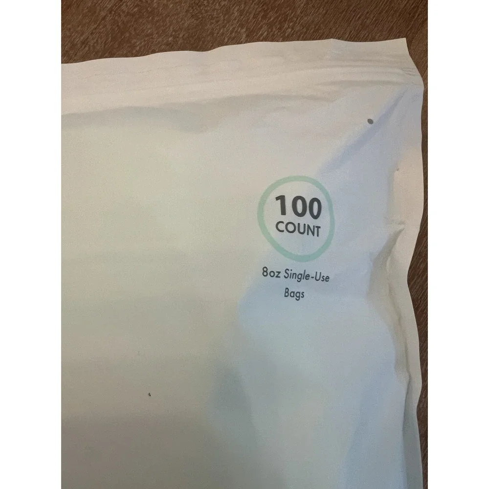 Motif Medical Milk Storage Bags 8 oz Milk Freezer w/Easy Pour Write-On 100 Count